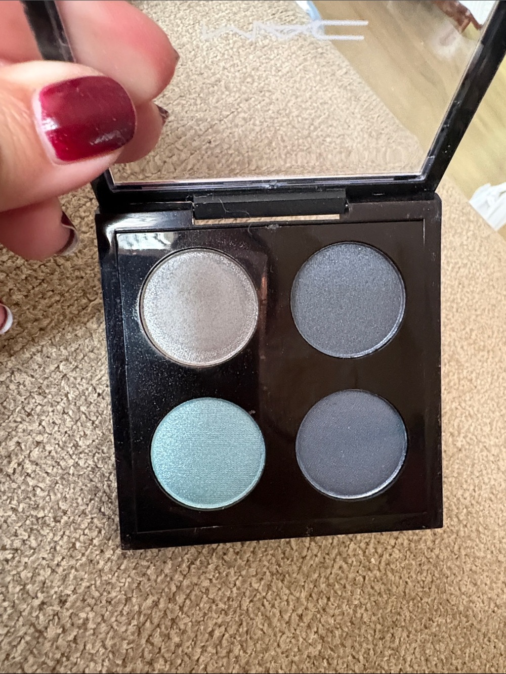 🕷️MAC pro-colour x 4 compact Blue Gray - Picture 2 of 3